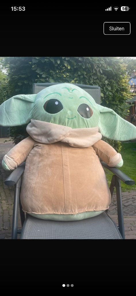 Mandolorian 80 cm hoog, Verzamelen, Star Wars, Ophalen of Verzenden, Zo goed als nieuw, Actiefiguurtje