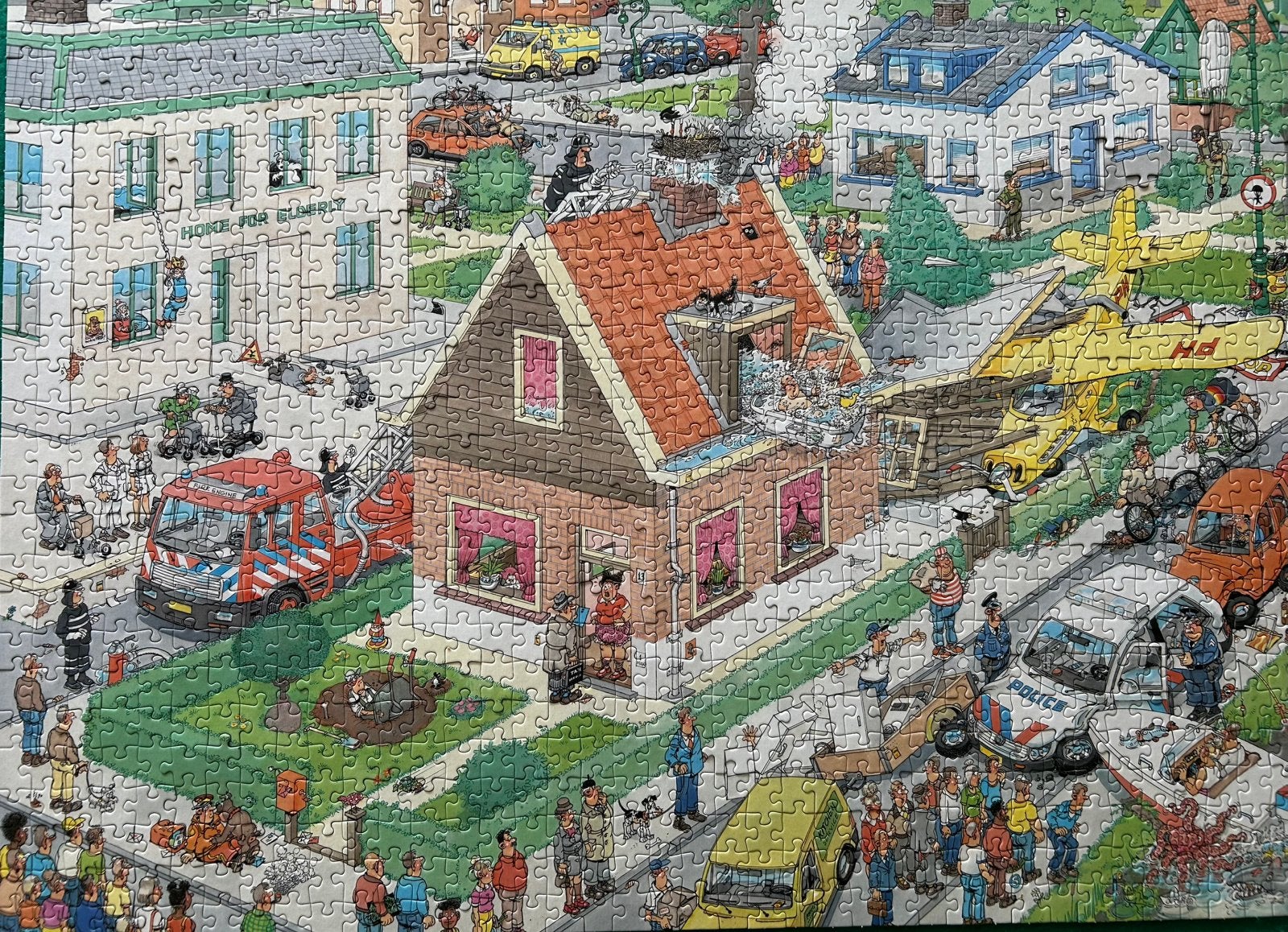 Jan van Haasteren: De wet van Murphy., Hobby en Vrije tijd, Denksport en Puzzels, Ophalen, 500 t/m 1500 stukjes, Zo goed als nieuw