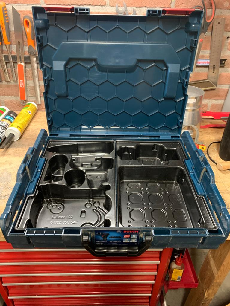 Bosch GSR 10,8-2 LI accuboormachine in L-Boxx, Doe-het-zelf en Verbouw, Gereedschap | Boormachines, Gebruikt, Variabele snelheid