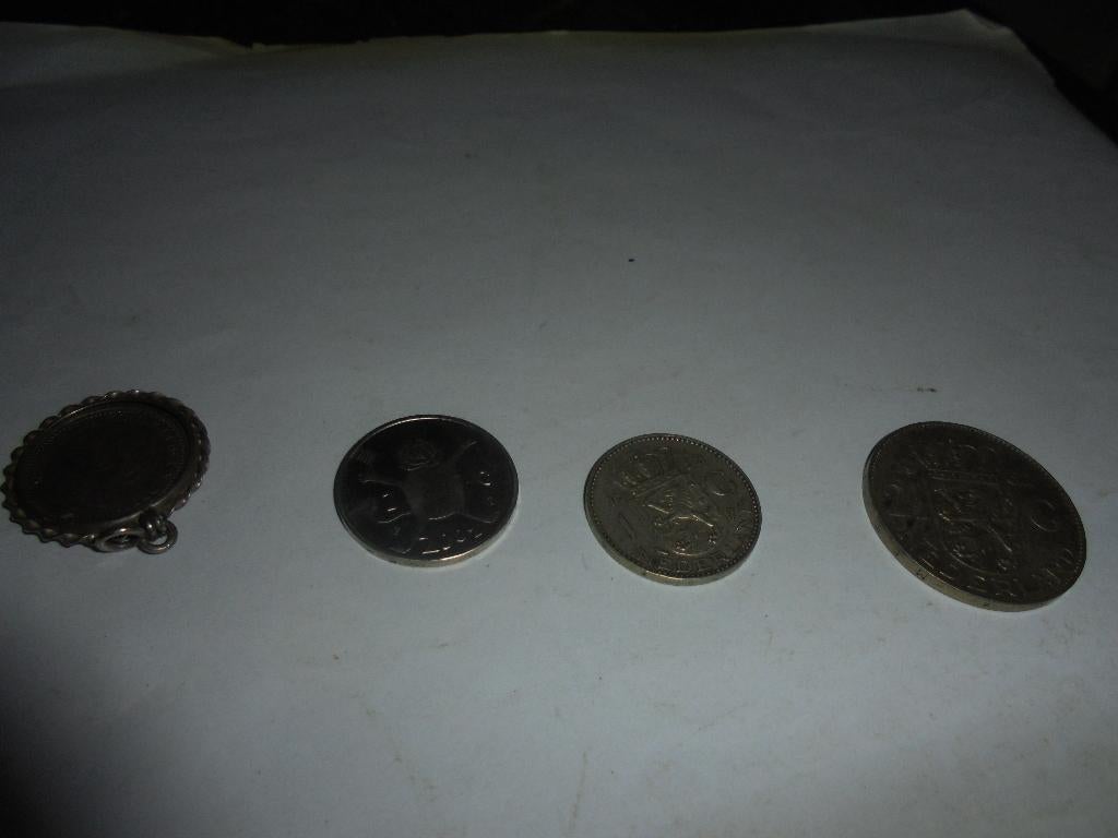 lot  zilveren  munten  4 stuks, Ophalen of Verzenden, Vóór koninkrijk, Zilver
