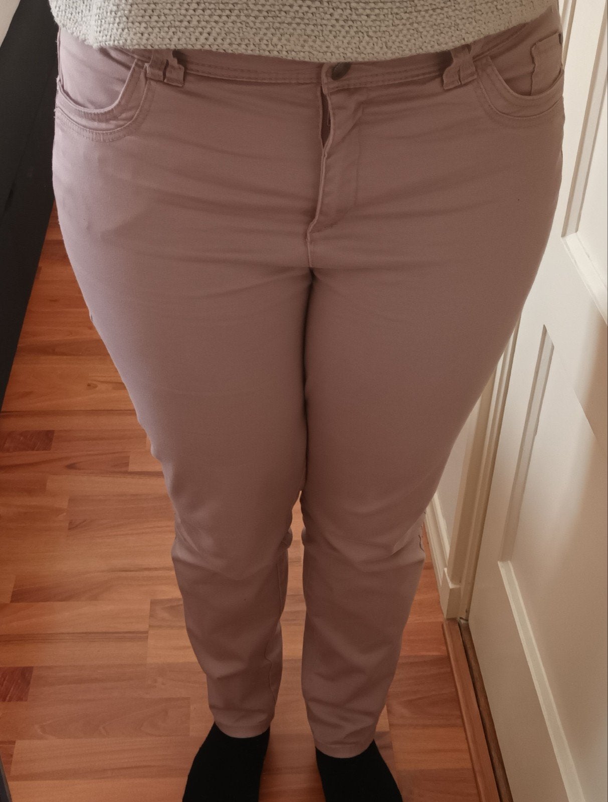 Canda C&A spijkerbroek maat 40 broek licht lila roze jeans, Overige kleuren, Ophalen of Verzenden, W30 - W32 (confectie 38/40)