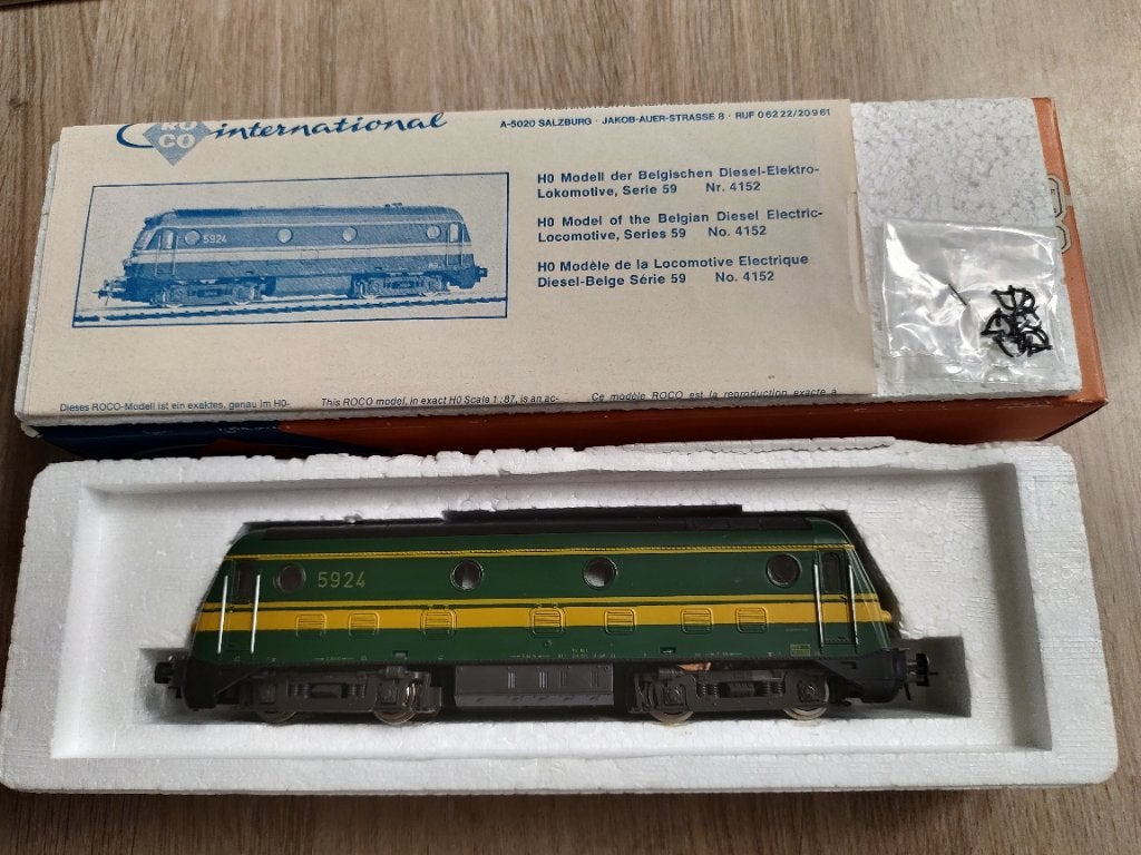 ROCO NMBS diesel locomotief serie 59, Hobby en Vrije tijd, Modeltreinen | H0, Nieuw, Ophalen of Verzenden, Roco, Gelijkstroom