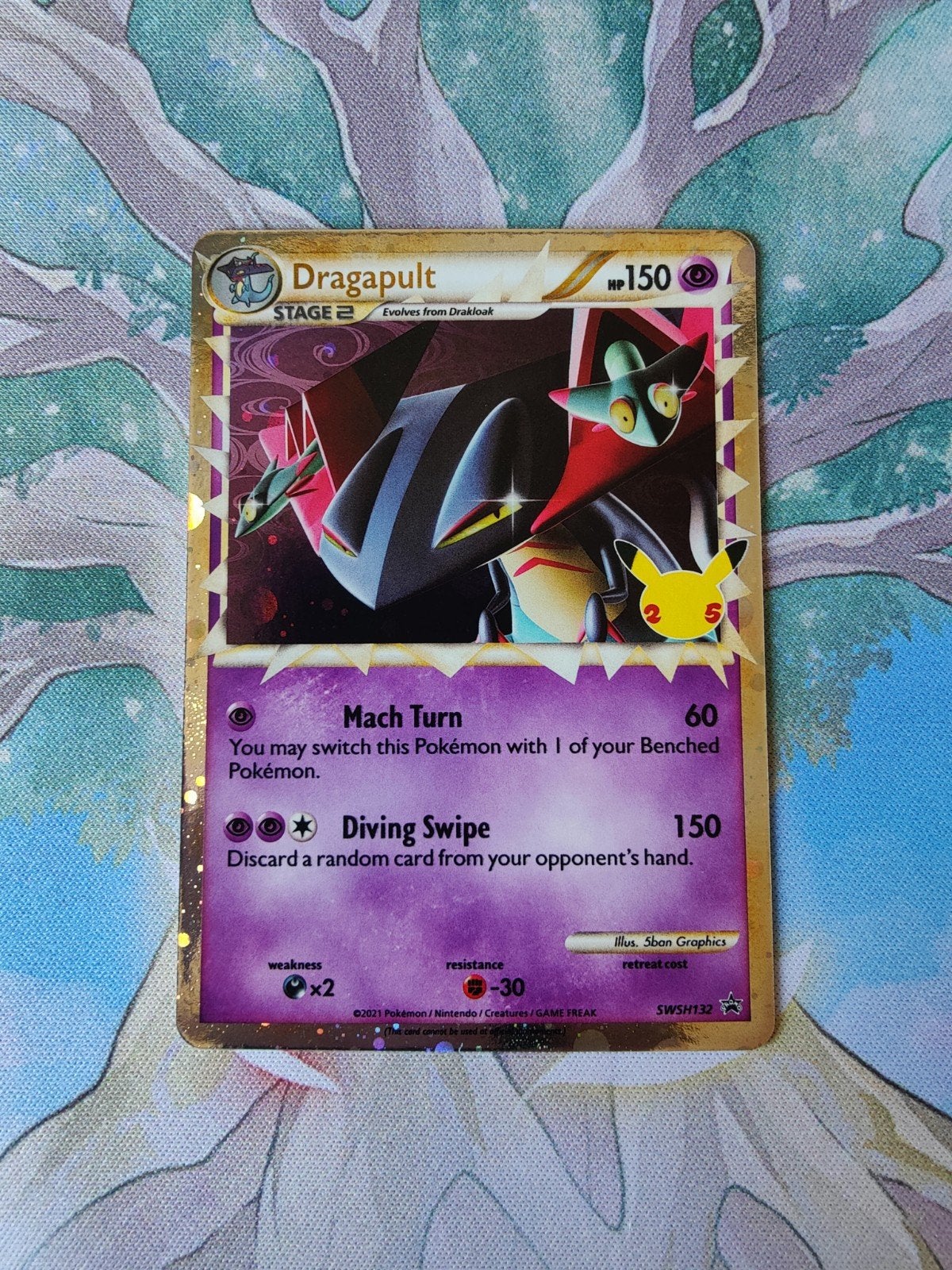 Pokemon celebrations dragapult promo swsh132, Hobby en Vrije tijd, Verzamelkaartspellen | Pokémon, Ophalen of Verzenden, Nieuw