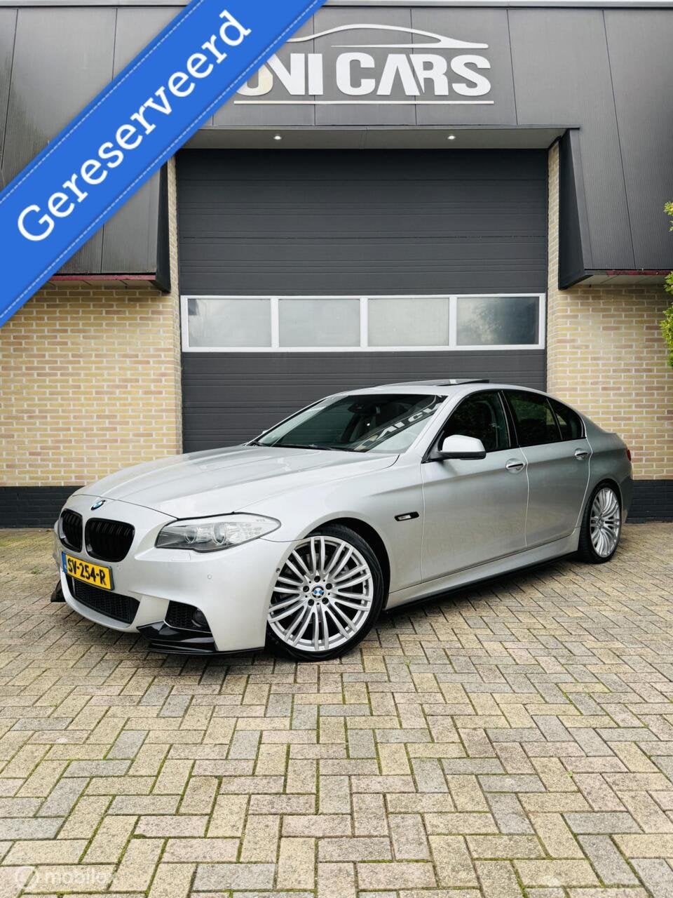 BMW 5-serie 535i High Executive|M Sport Pakket|Leder|Opendak, Auto's, Euro 5, Achterwielaandrijving, Gebruikt, Zwart