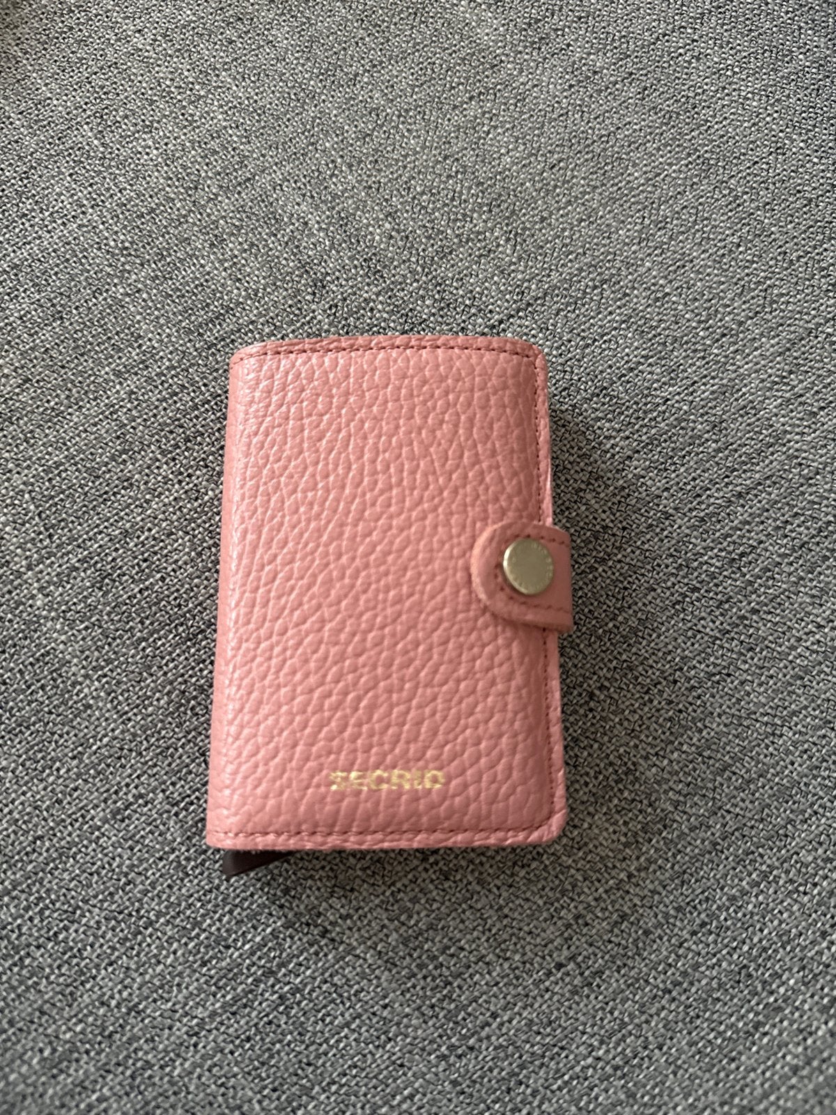 Secrid Miniwallet - Roze Leer, Overige merken, Ophalen of Verzenden, Zo goed als nieuw, Roze