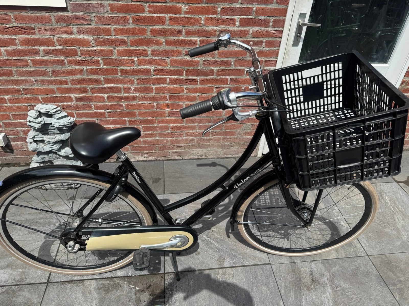 Union omafiets 3 versnellingen, 56 cm of meer, Ophalen of Verzenden, Zo goed als nieuw, Handrem