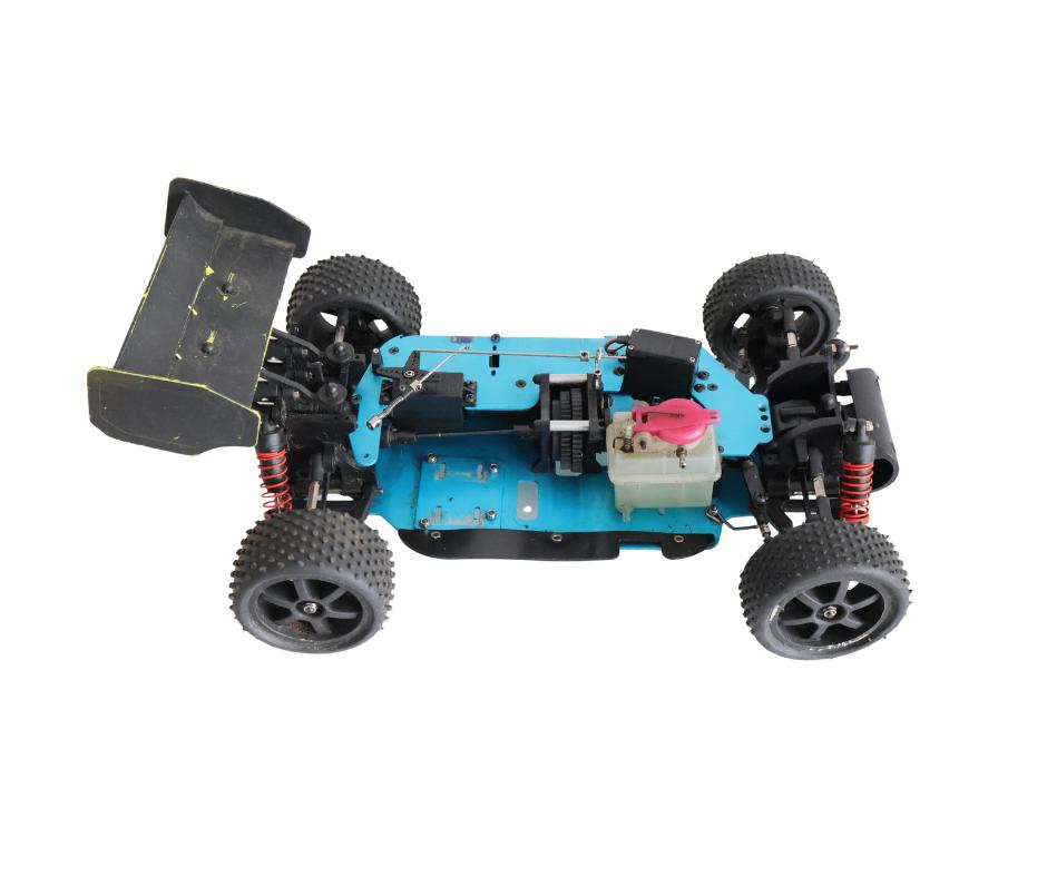 Thunder Tiger 1/10 rc nitro auto, Gebruikt, Auto offroad, Ophalen of Verzenden, Schaal 1:10