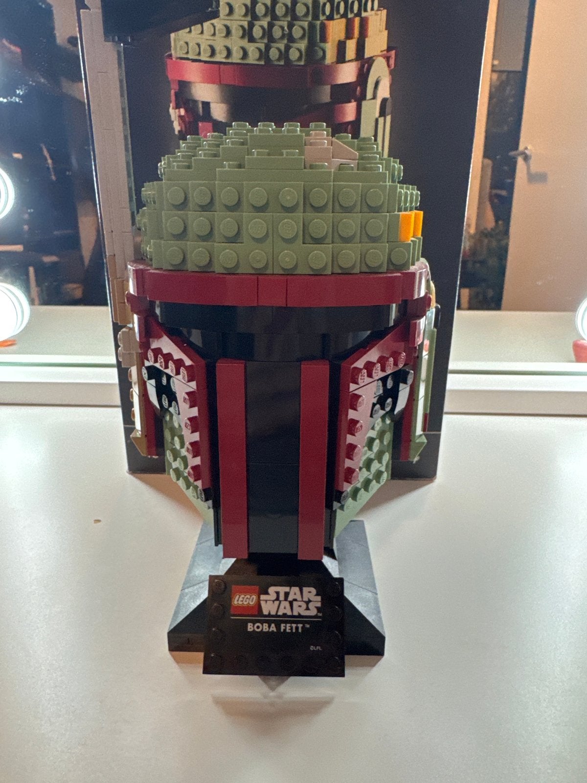LEGO Star Wars Boba Fett Helm (75277) - Zo goed als nieuw, Star Wars, Lego, Ophalen of Verzenden, Zo goed als nieuw