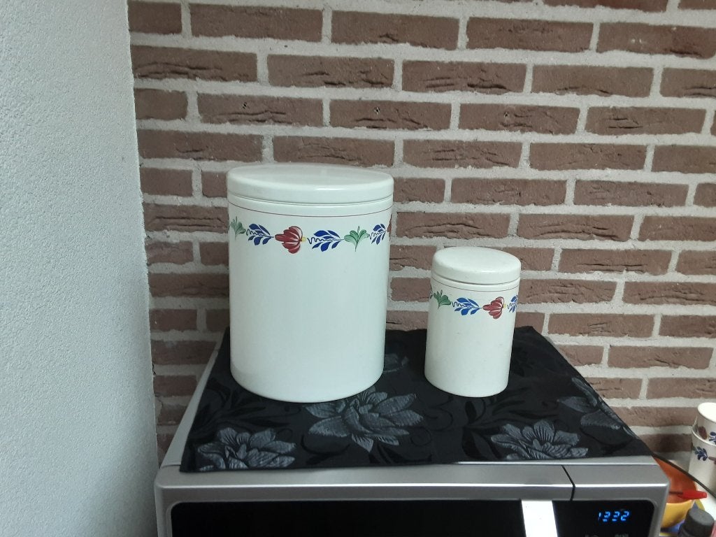boerenbont MEGA GROOT voorraadblik / voorraadbus, Ophalen of Verzenden, Overige