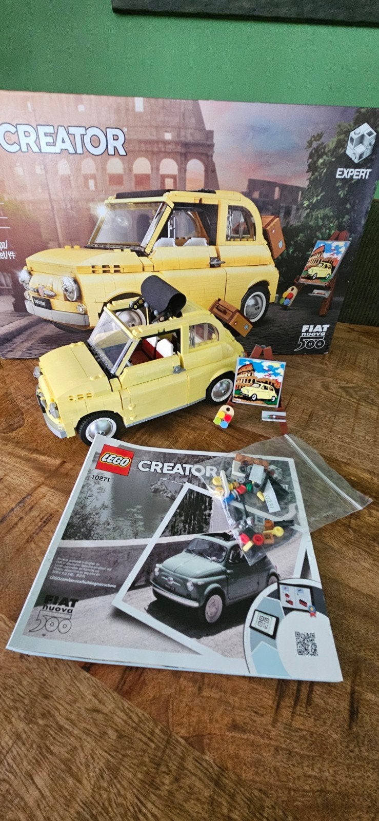 Lego 10271 Fiat 500, Ophalen of Verzenden, Zo goed als nieuw, Auto's