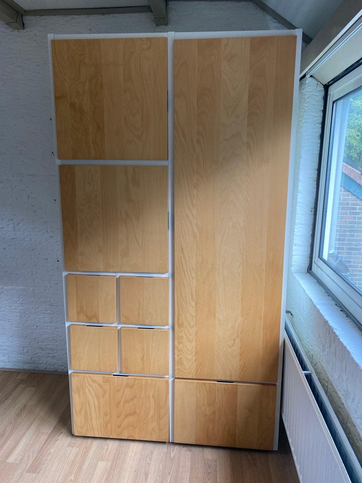 Rakke, IKEA kledingkast (ODDA, VISTHUS), Huis en Inrichting, Kasten | Kledingkasten, Ophalen, Gebruikt, 100 tot 150 cm, 200 cm of meer