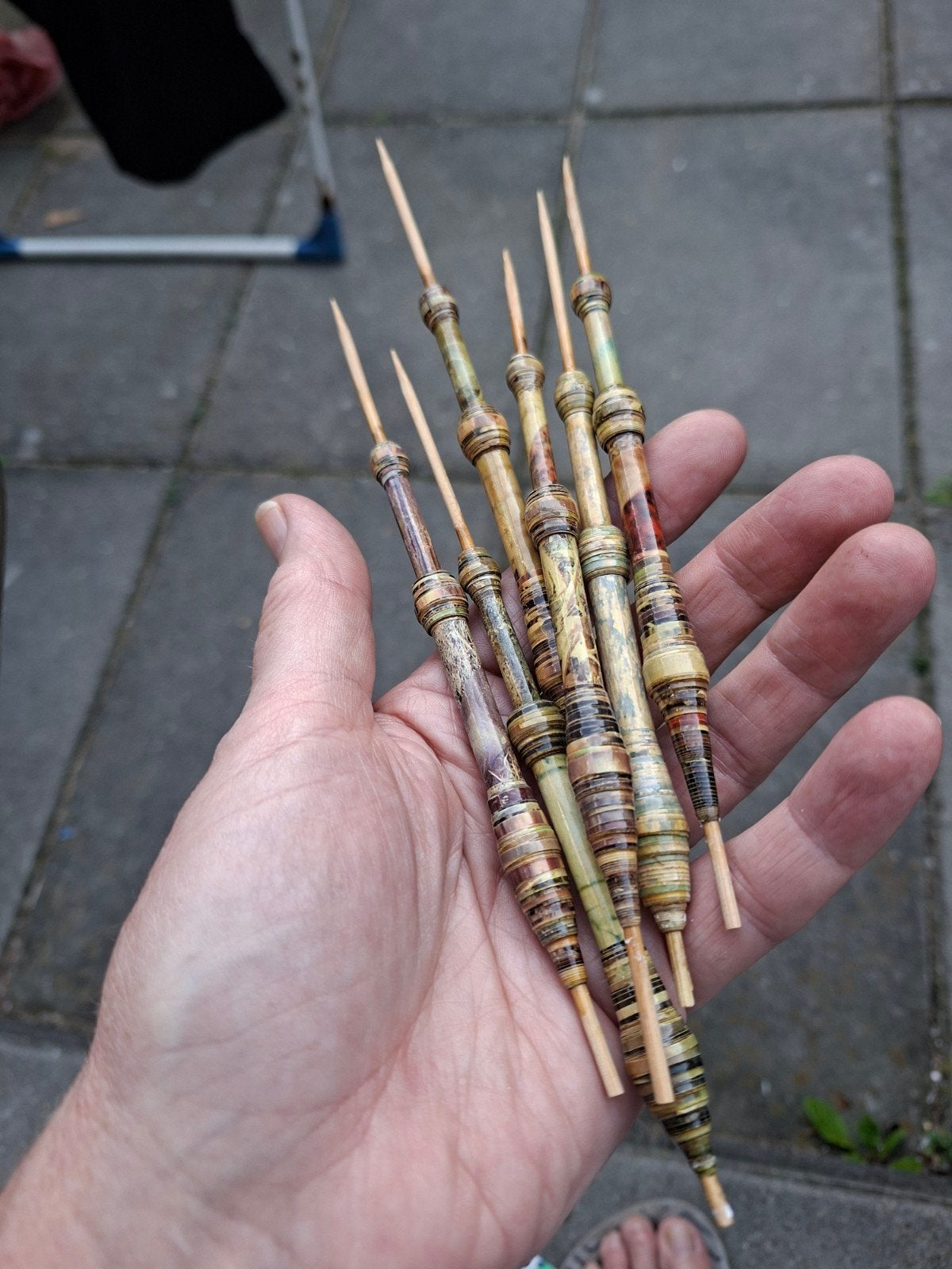 11 handgemaakte handwerkstokjes, 1 koop, Ophalen of Verzenden, Nieuw