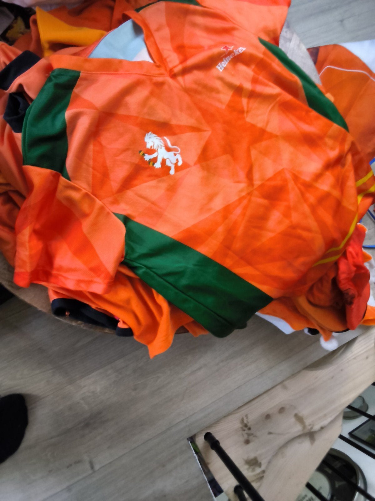Diverse Oranje Shirts - Voetbalfan Collectie, Voetbal, Gedragen, Overige maten, Oranje