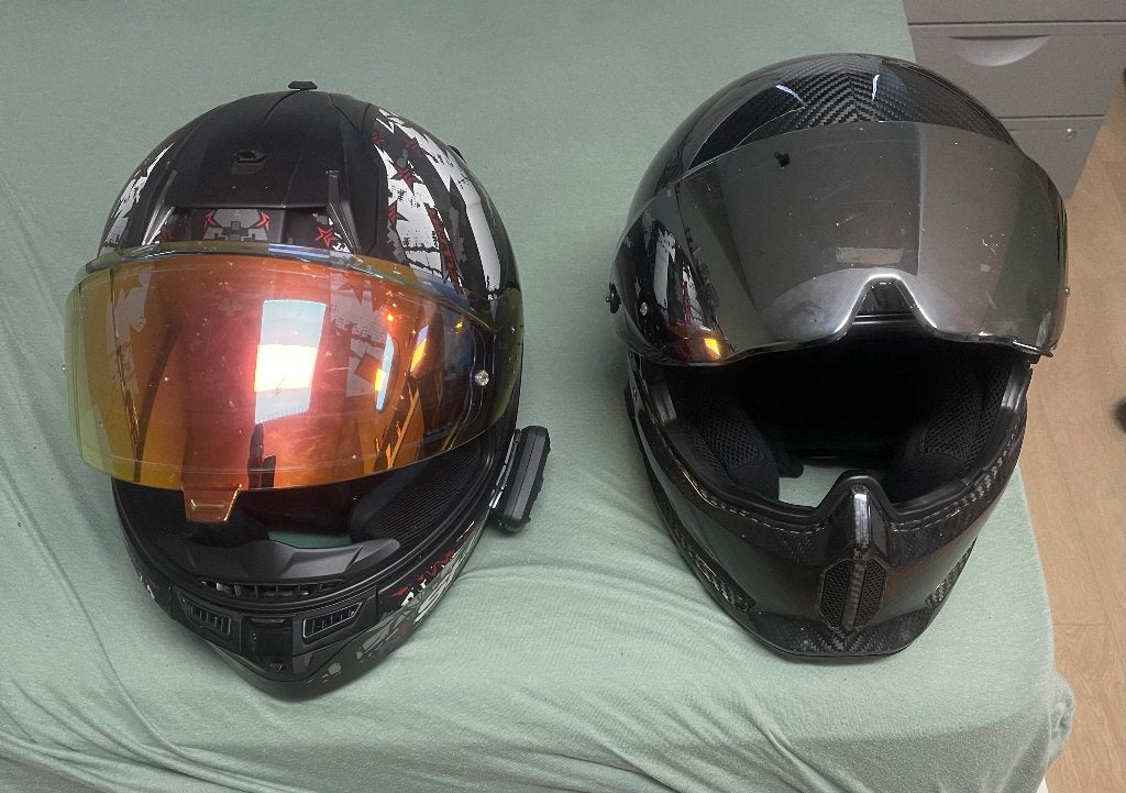 Ruroc/Shark helm te koop motor, Ophalen, Tweedehands, Integraalhelm, Shark