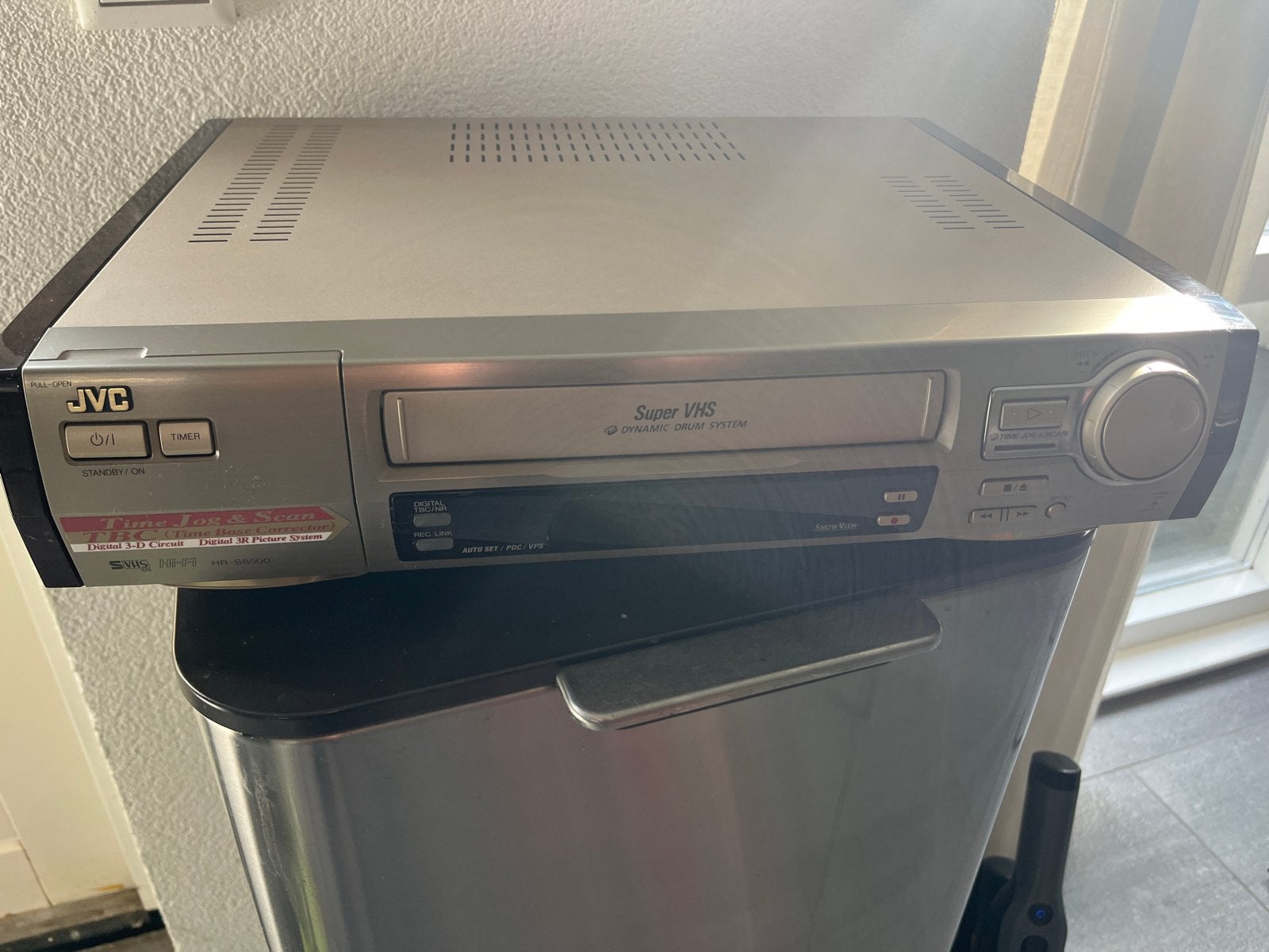 JVC HR-S8500 Super VHS Videorecorder - Topmodel, Ophalen of Verzenden, Gebruikt, VHS-speler of -recorder