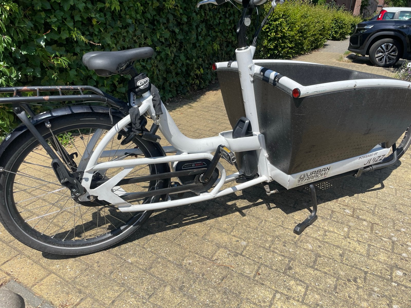 Urban Arrow Family Bakfiets -  Bosch Motor, Fietsen en Brommers, Gebruikt, Elektrisch, 2 kinderen, Trommelrem