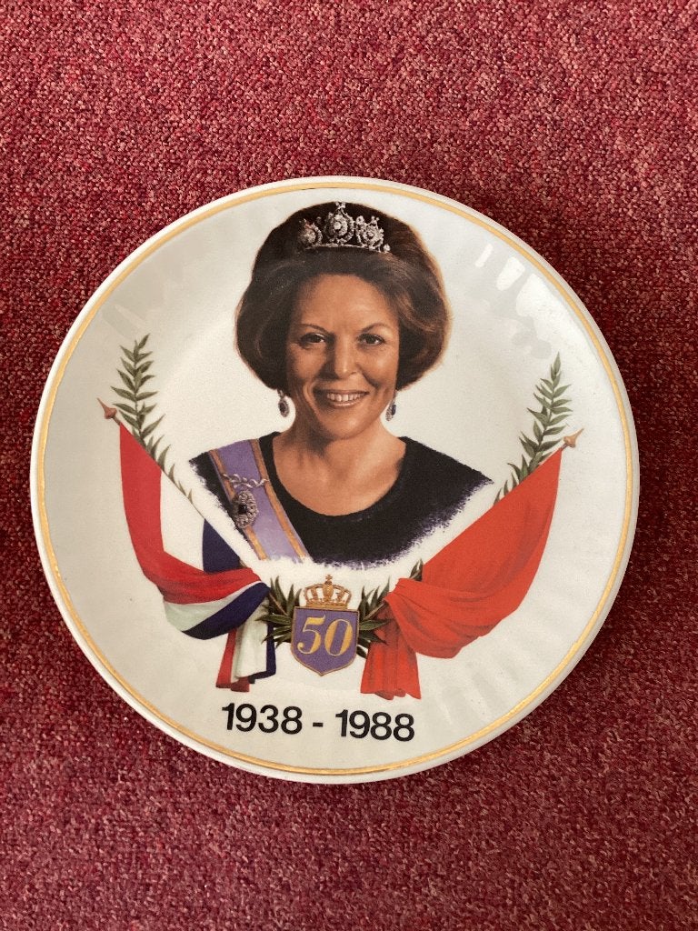 Wandbord koningin Beatrix, Ophalen of Verzenden