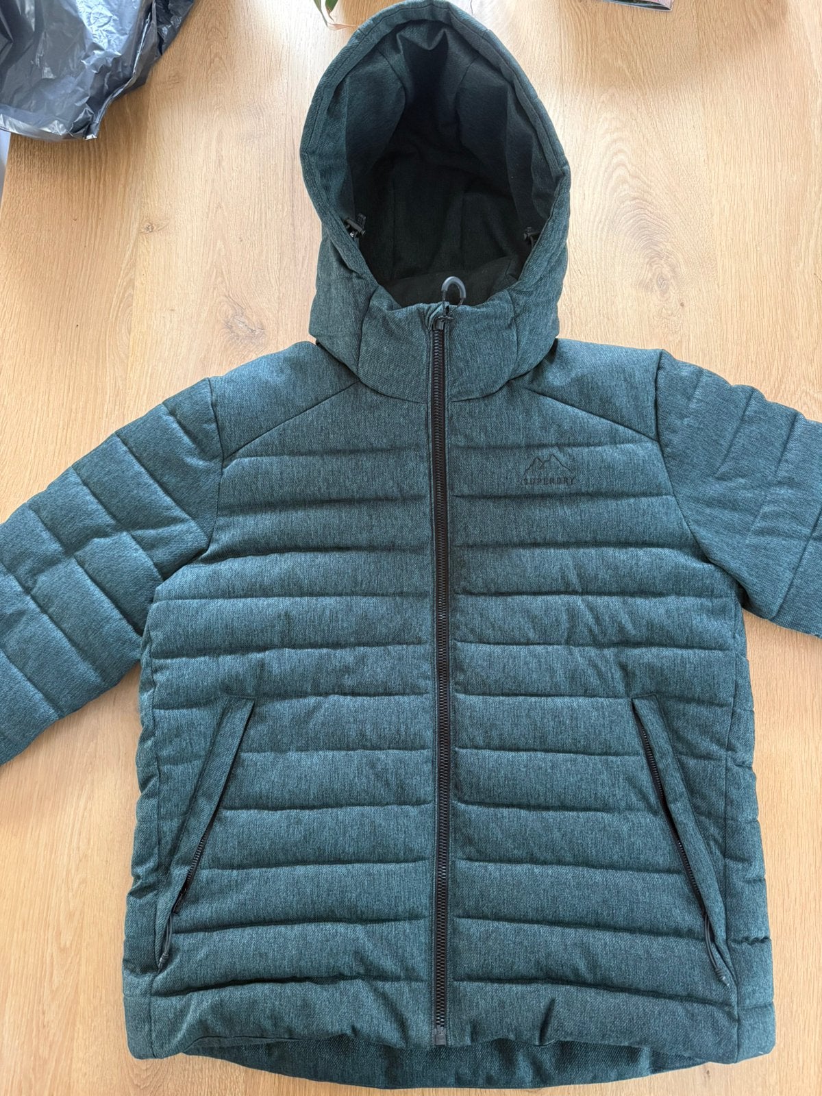 SUPERDRY FUJI SPORT jack grijs/groen 2XL, Ophalen of Verzenden, Zo goed als nieuw, Overige maten, Groen