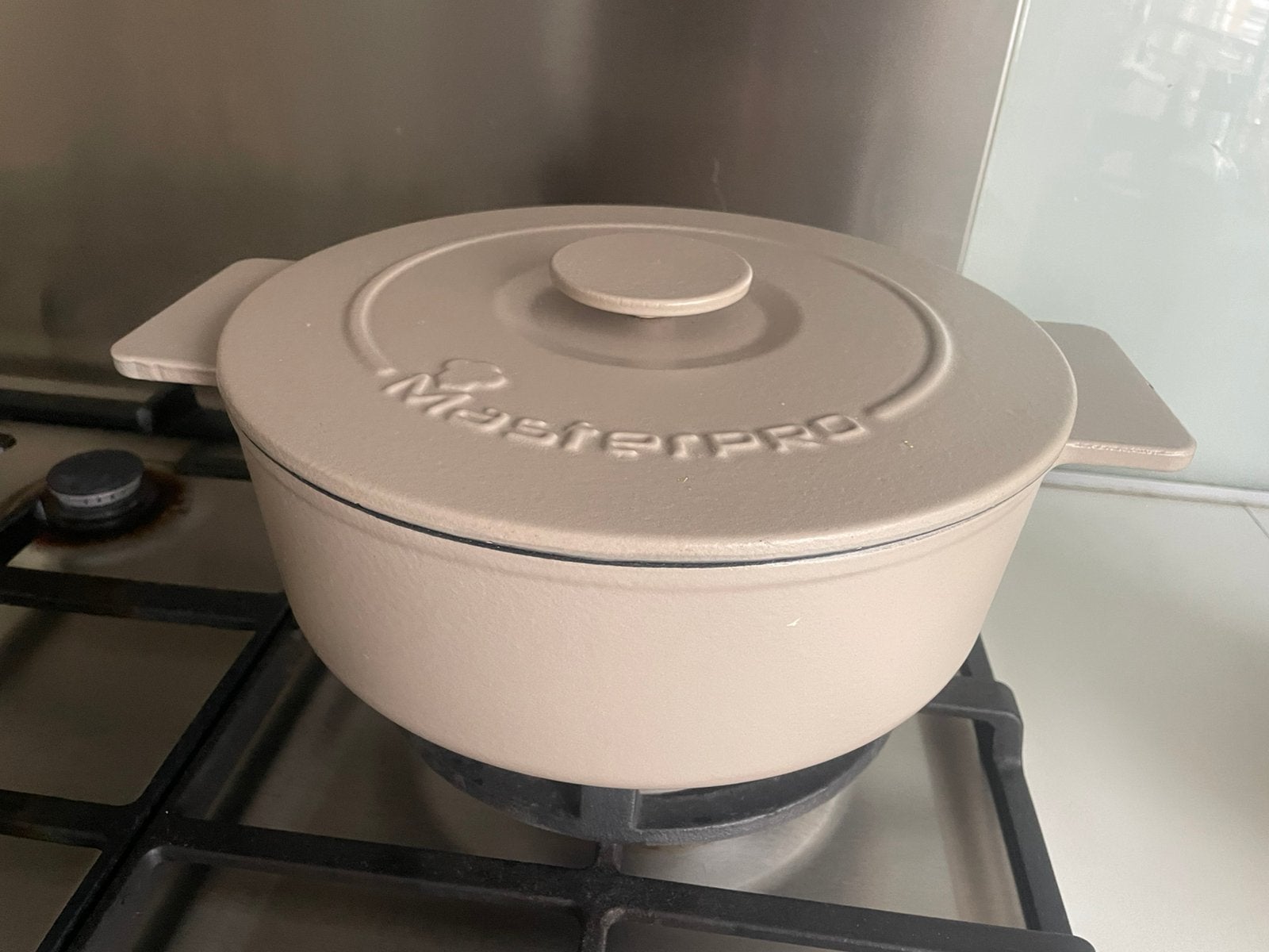 Beige braadpan, Ophalen, Gebruikt, Overige materialen