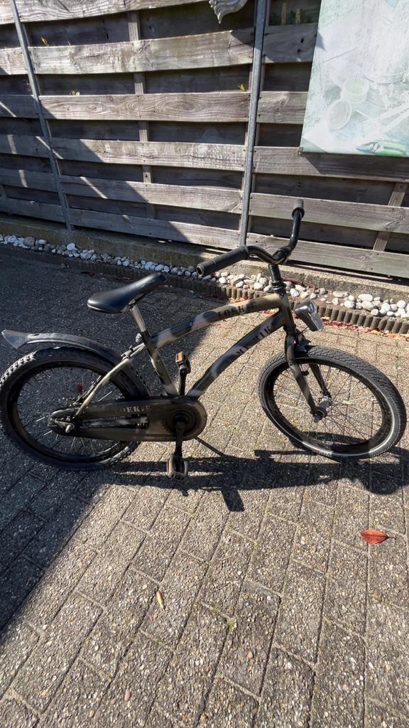 Stoere jongensfiets, Minder dan 47 cm, Ophalen of Verzenden, Zo goed als nieuw, Staal