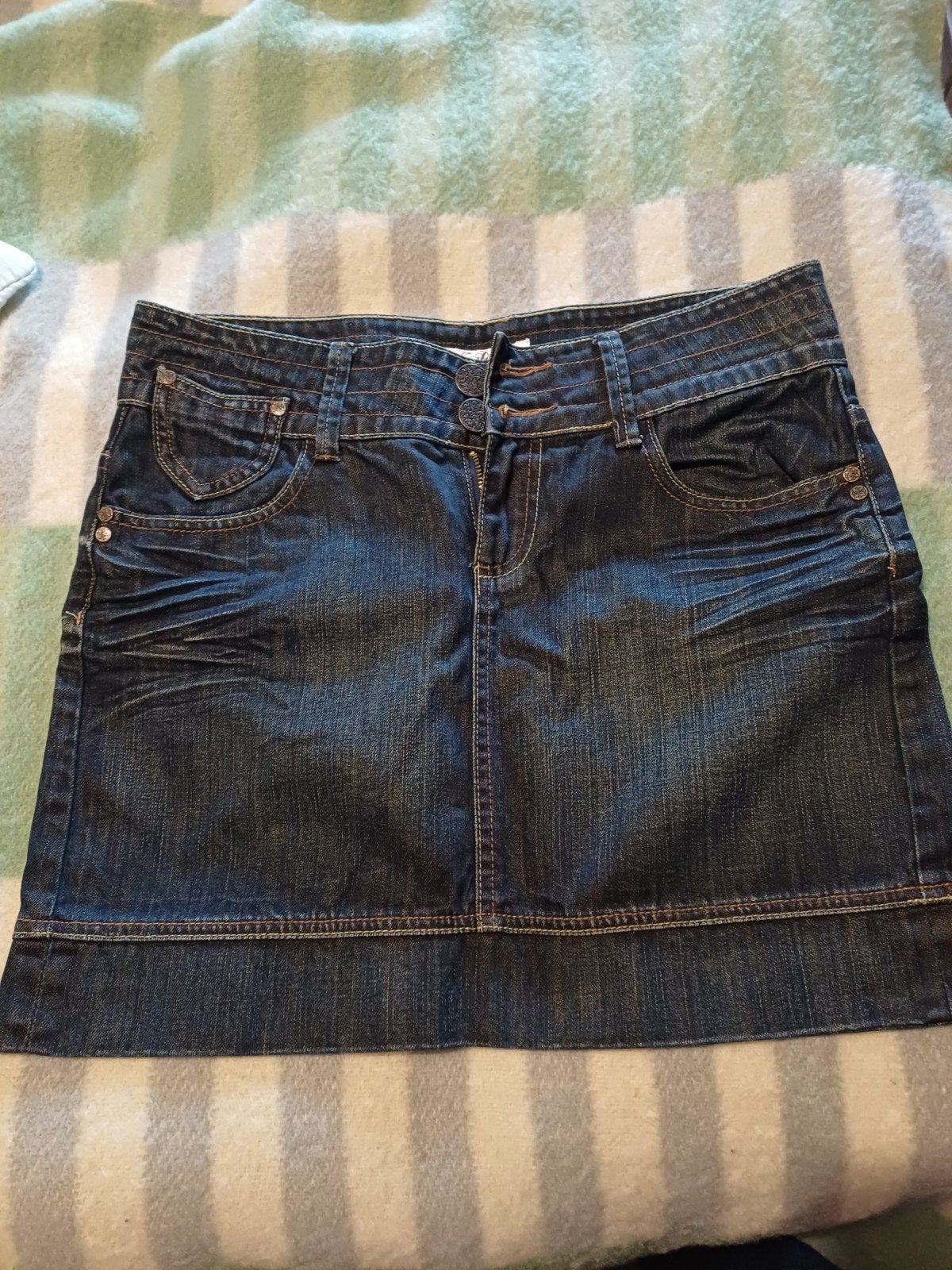 Mini rok, Maat 38/40 (M), Jazlyn, Blauw, Ophalen of Verzenden