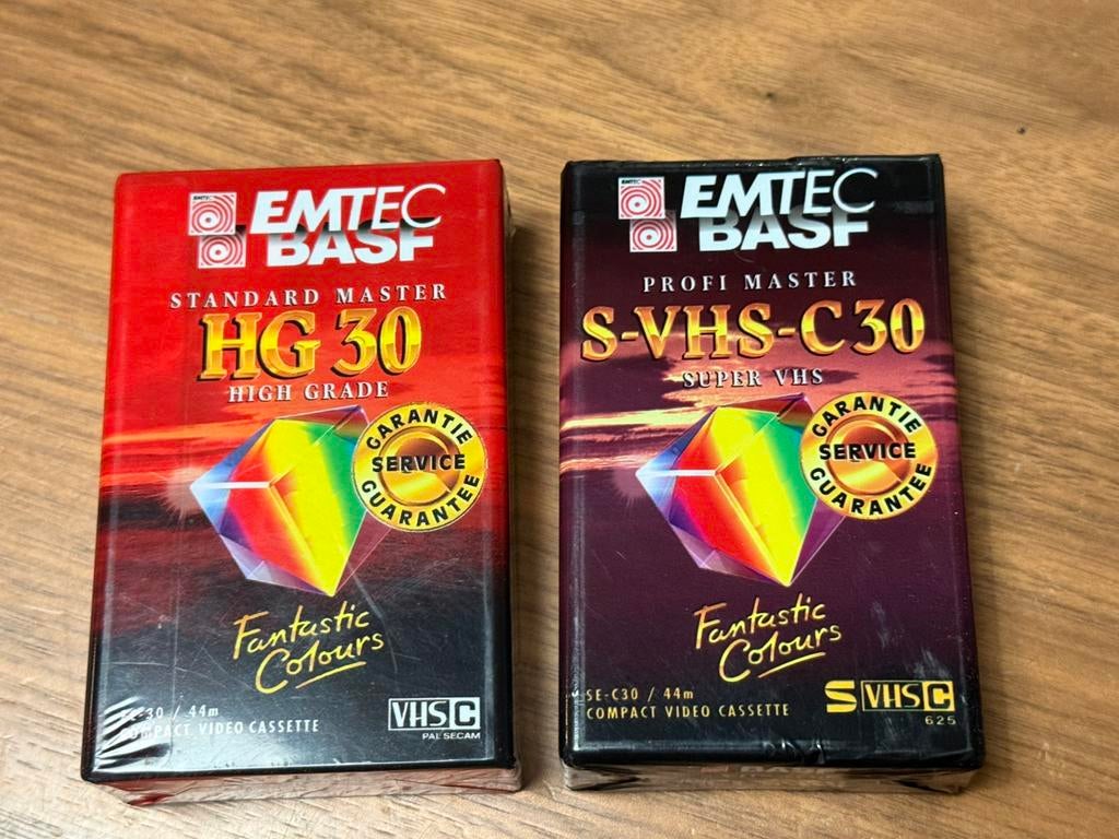 BASF VHS-C videoband, Alle leeftijden, Ophalen of Verzenden, Nieuw in verpakking, Overige genres