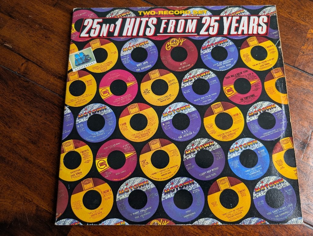2 LP - Motown - 25 no. 1 hits from 25 years, Cd's en Dvd's, Ophalen of Verzenden, Zo goed als nieuw, Soul, Dubbel-LP