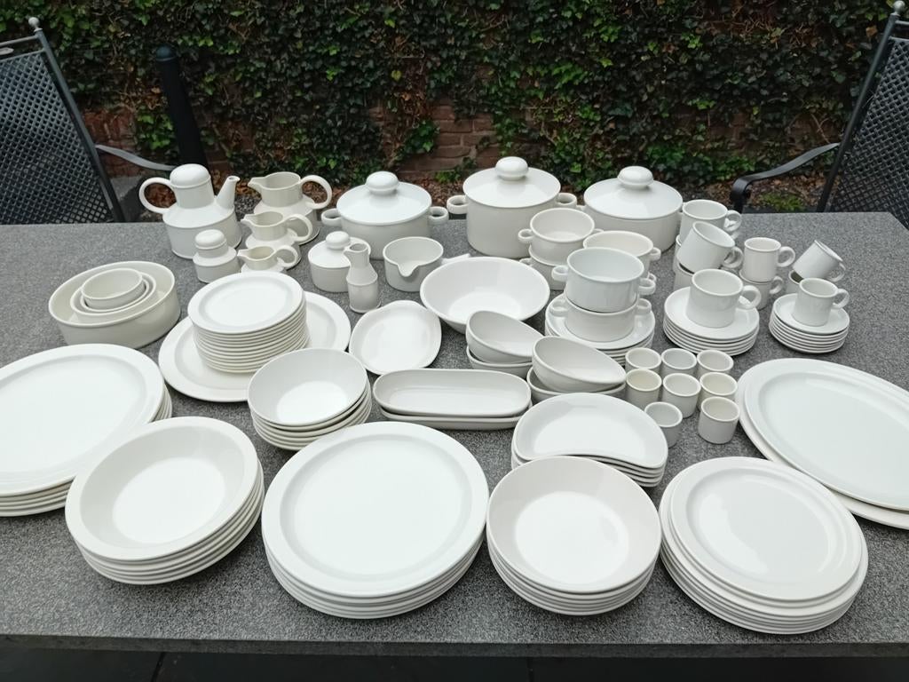 Wedgwood Stonehenge Midwinter servies Plain White  puntgaaf, Ophalen of Verzenden, Zo goed als nieuw, Overige stijlen, Porselein