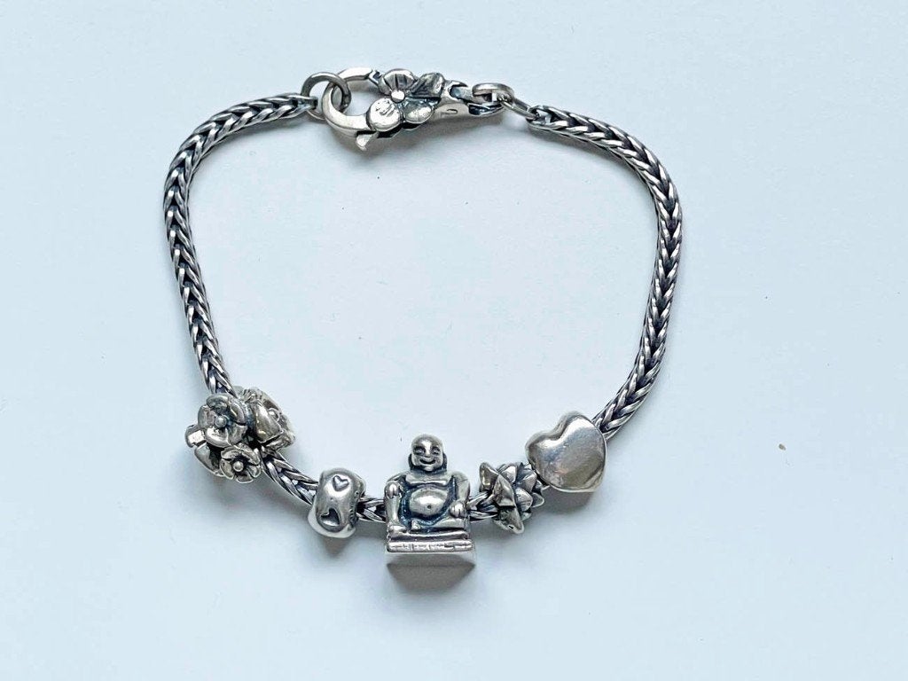 Trollbeads Armband met Bedels, 925S LAA, Deoudemispel@gmail.com, Deoudemispel, Ophalen of Verzenden, Zo goed als nieuw