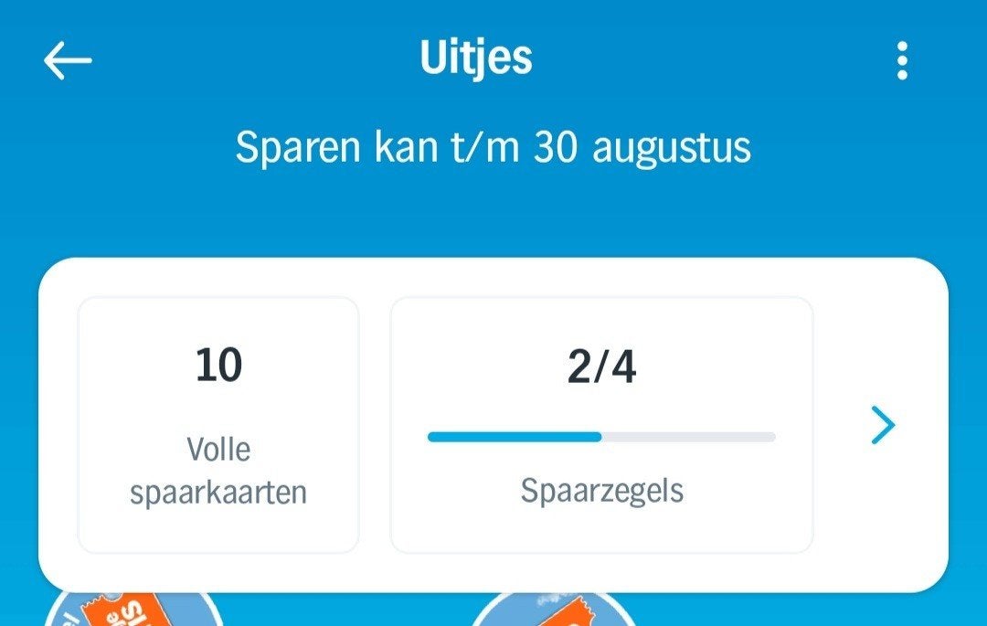 10 sp.krt. digitale AH uitjeszegels 2e krt.gratis. P.sp.krt., Albert Heijn, Ophalen