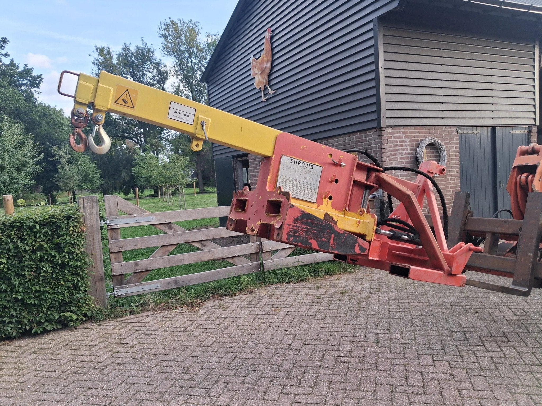 Agria Hijs jib trekker shovel Hydro zwenken, Overige, Grondbewerking