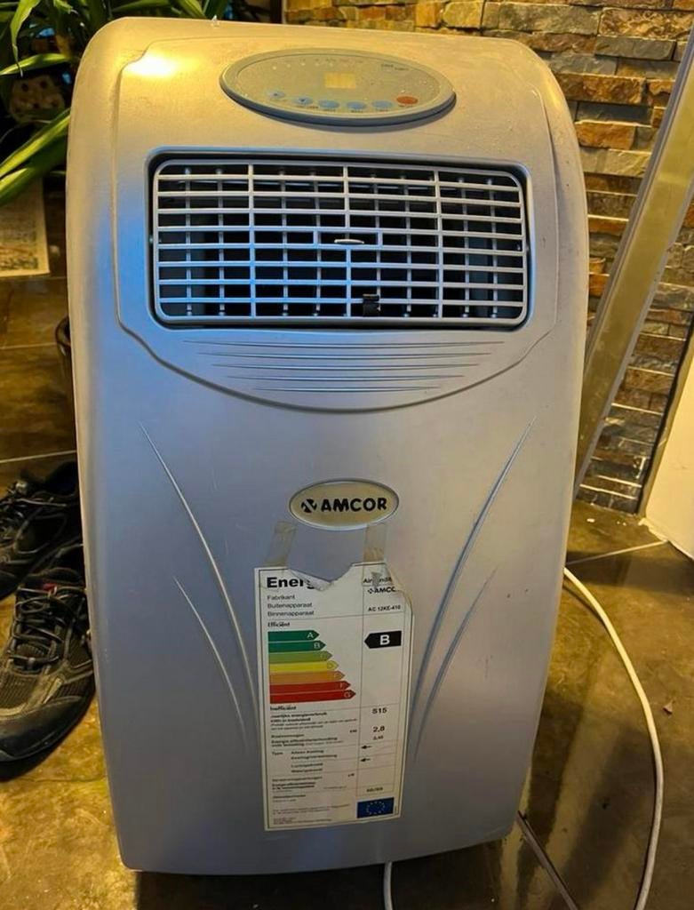 Amcor AC12KE-410 Mobiele Airco - Zo goed als nieuw, Witgoed en Apparatuur, Ophalen, Minder dan 60 m³, Timer, 3 snelheden of meer