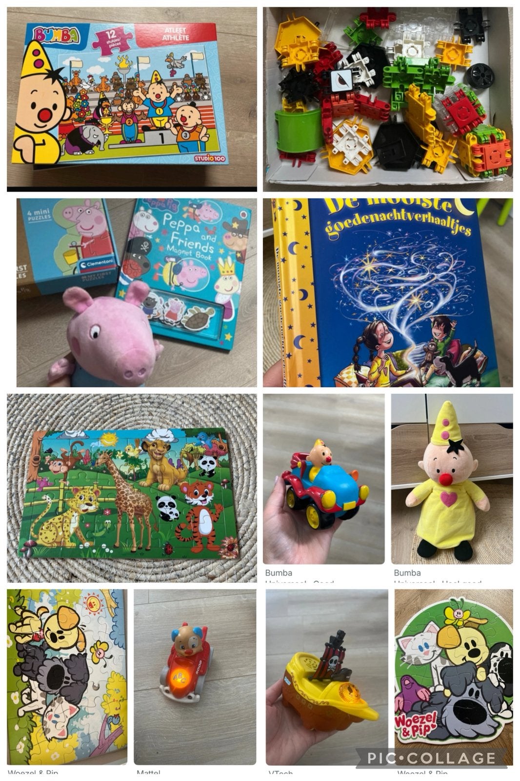 Groot speelgoedpakket: Peppa Pig, Bumba, Woezel & Pip, Vtech, Ophalen of Verzenden, Gebruikt, Jongen of Meisje