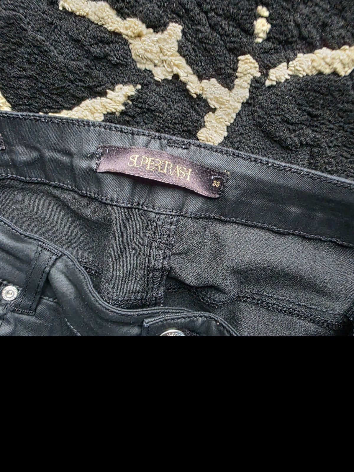 Superttrash Peppy Black Skinny Jeans W33, Supertrash, Zwart, Ophalen of Verzenden, Zo goed als nieuw
