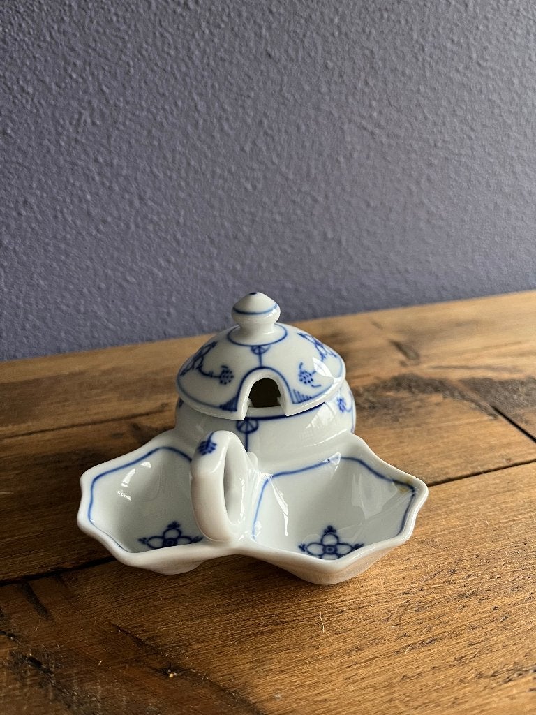 Menagesetje Blauw Saks Jäger, Huis en Inrichting, Overige merken, Klassiek, Overige typen, Ophalen of Verzenden