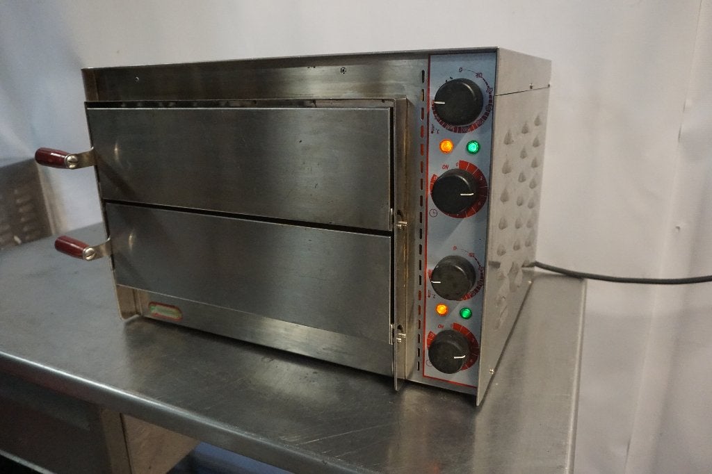 Pizza oven met 2 kamers | 2 x pizzaoven, Tuin en Terras, Ophalen, Gebruikt