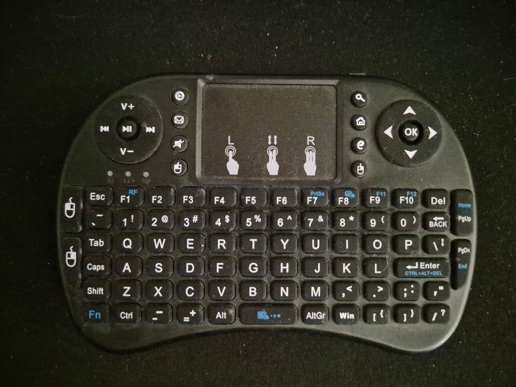 Mini Draadloos Toetsenbord met Touchpad, USB Ontvanger, Gebruikt, Ophalen of Verzenden, Draadloos, Qwerty