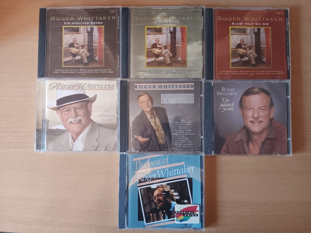 7 prachtige originele CD's van Roger Whittaker, Cd's en Dvd's, Ophalen of Verzenden, Gebruikt