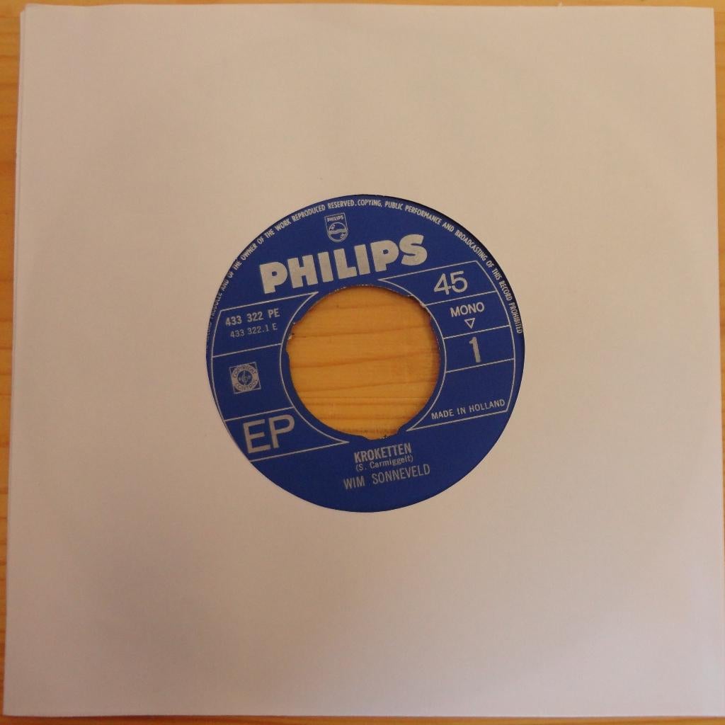 Wim Sonneveld > Kroketten, Gebruikt, 7 inch, Single, Ophalen of Verzenden