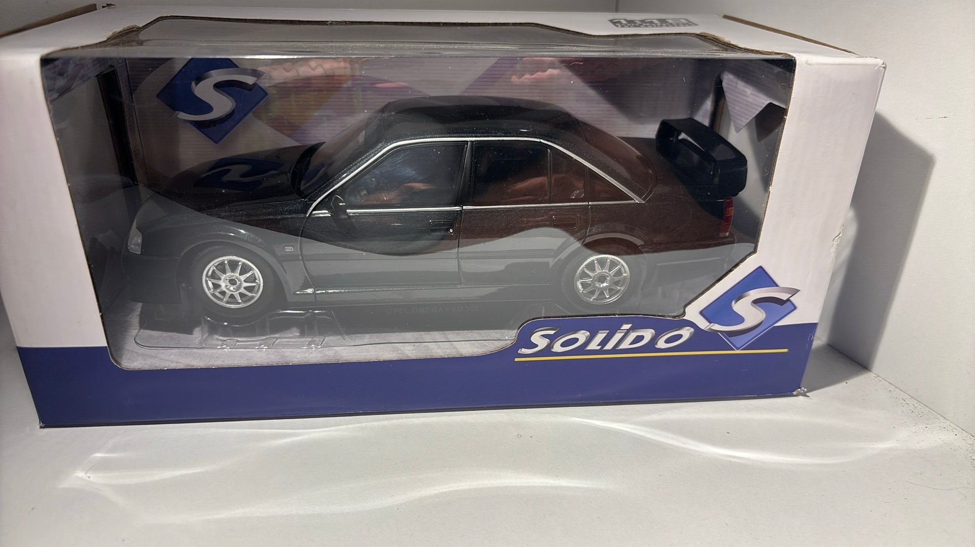 Opel omega evo 500 solido 1.18, Hobby en Vrije tijd, Modelauto's | 1:18, Solido, Ophalen of Verzenden, A, A