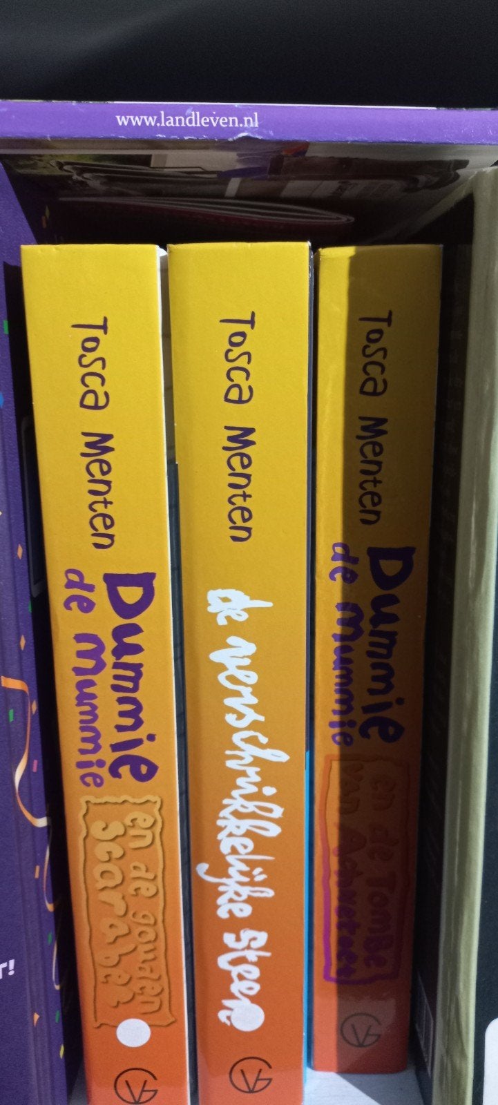 Dummie de Mummie boekenreeks - Tosca Menten (3 boeken), Ophalen of Verzenden, Gelezen, Tosca Menten, Fictie algemeen