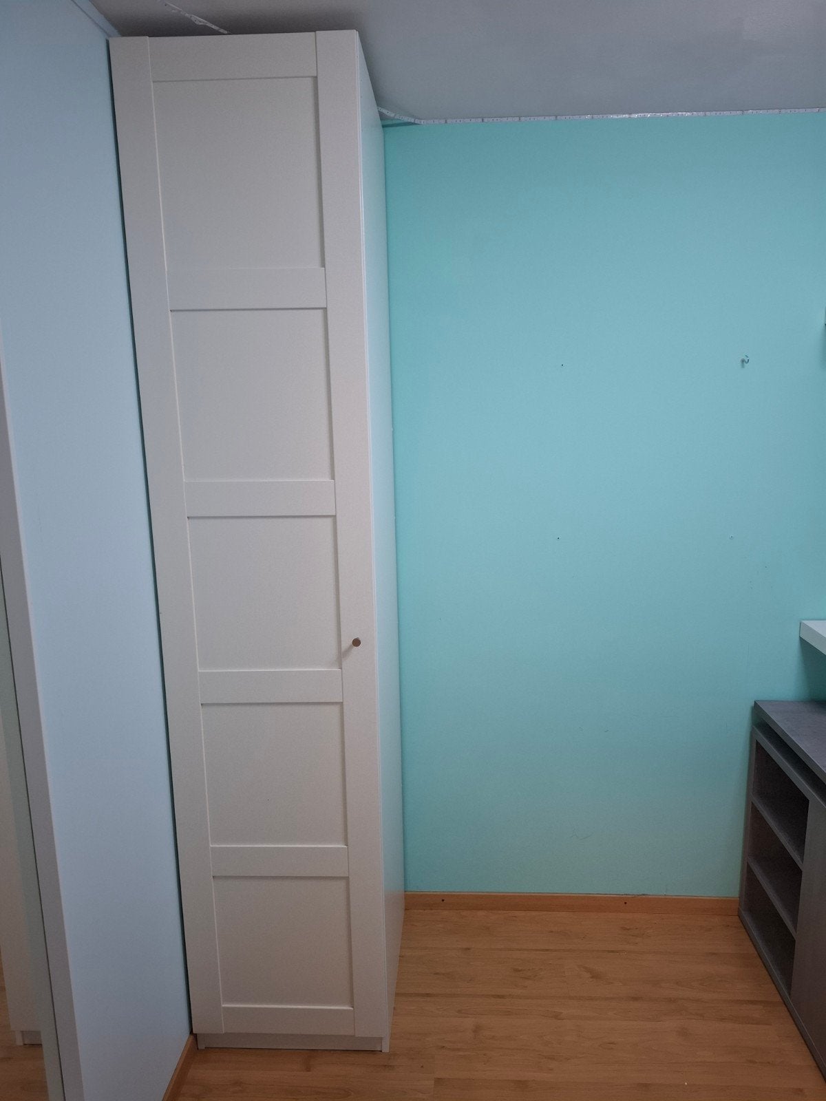 PAX kast Ikea 50 x 60 x 236.5 wit, Ophalen, Met deur(en), Gebruikt, 200 cm of meer