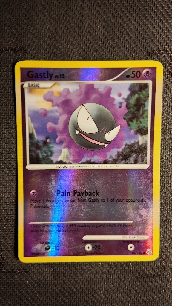 Gastly 82 Diamond & Pearl | Pokemon kaart, Ophalen, Zo goed als nieuw, Losse kaart, Foil