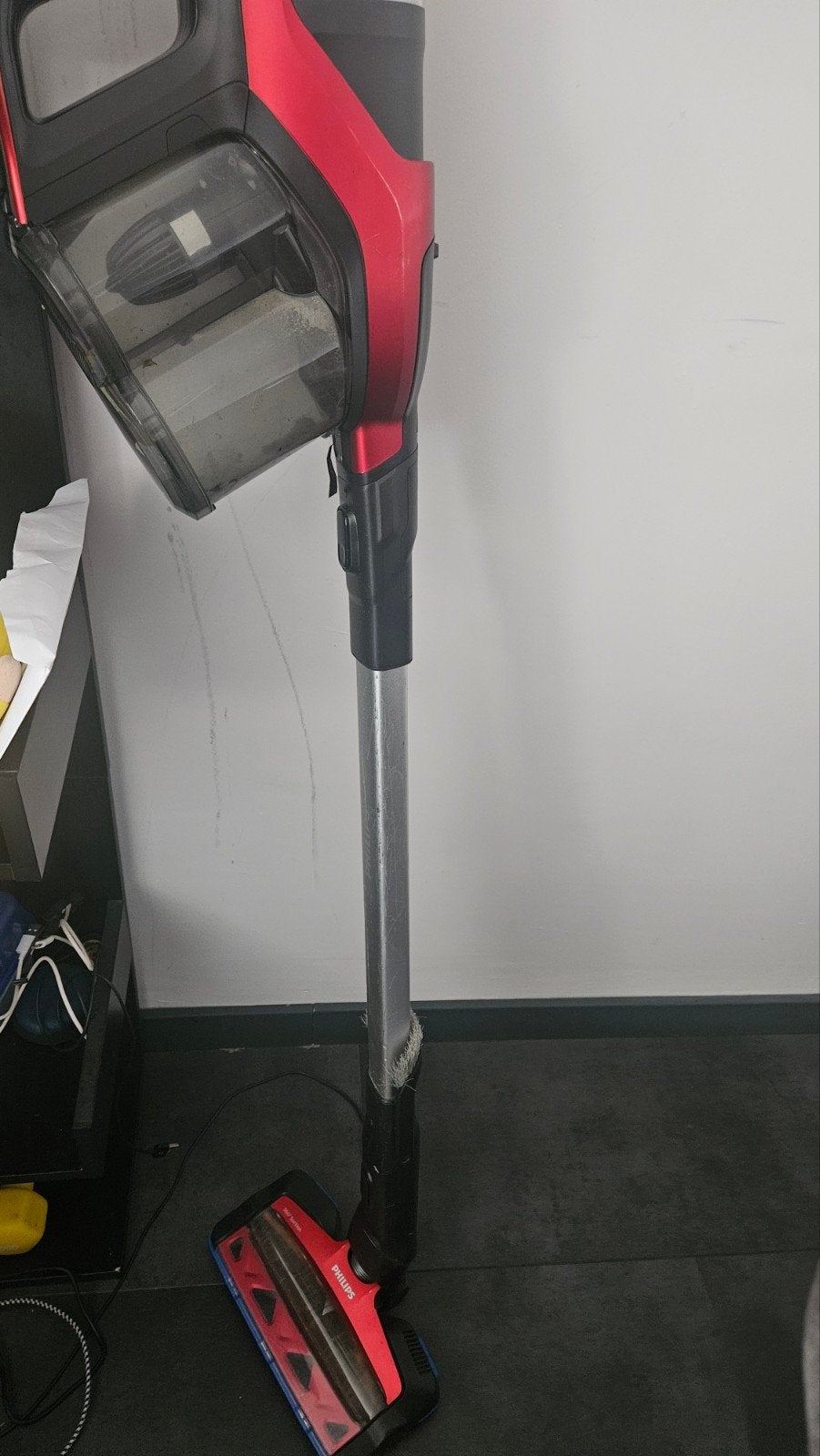 Philips Steelstofzuiger - PowerCyclone 8 - 25.2V, Witgoed en Apparatuur, Stofzuigers, Draadloos, Gebruikt, Philips, Ophalen of Verzenden