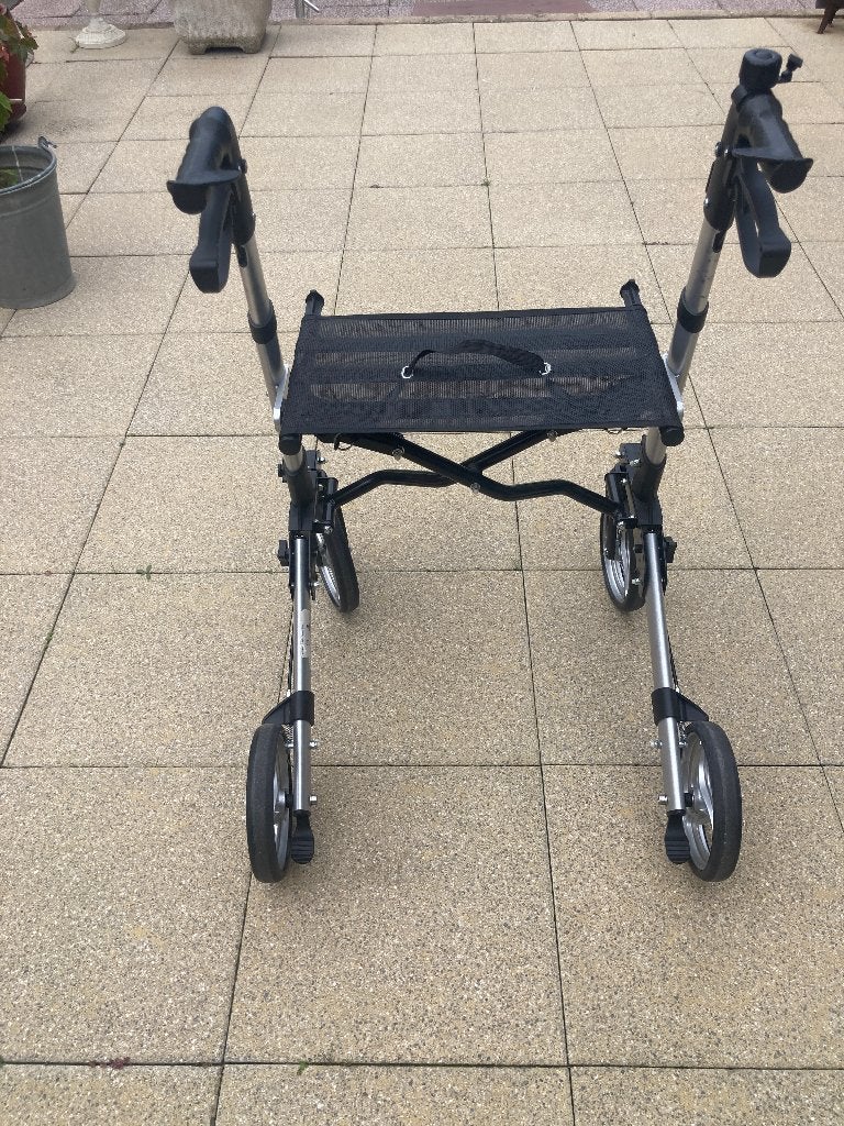 Rollator dubbel inklapbaar, Ophalen, Lichtgewicht, Gebruikt
