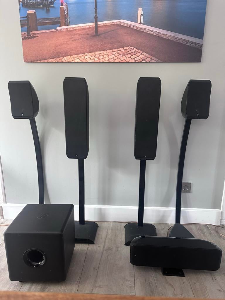 Focal Sib & Cub 2 Surround Set - Compleet en Krachtig, Ophalen of Verzenden, Zo goed als nieuw, 100 watt of meer