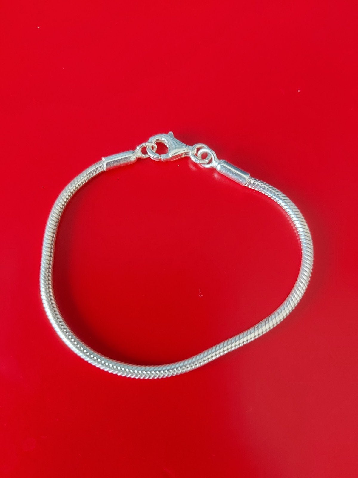 Zilveren kinderarmbandje 13cm, Sieraden, Tassen en Uiterlijk, Ophalen of Verzenden, Gebruikt, Zilver, Armband