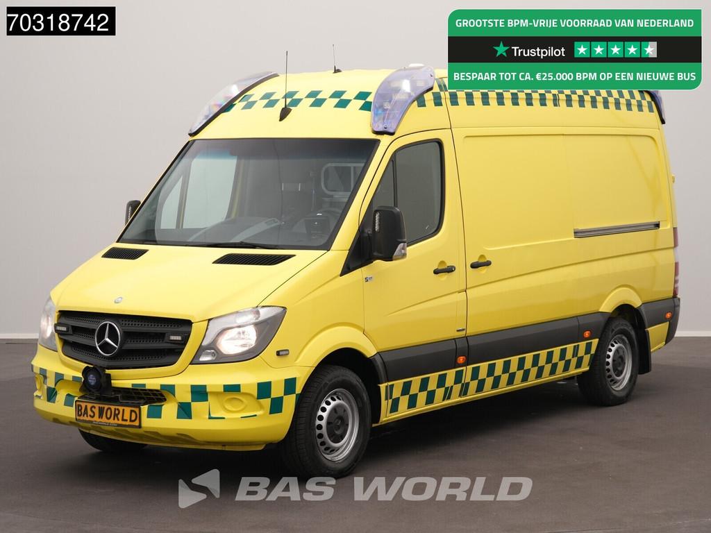 Mercedes Sprinter 316 CDI Automaat Ambulance Luchtvering L2H, Auto's, Bestelauto's, Automaat, Stof, Gebruikt, Euro 6