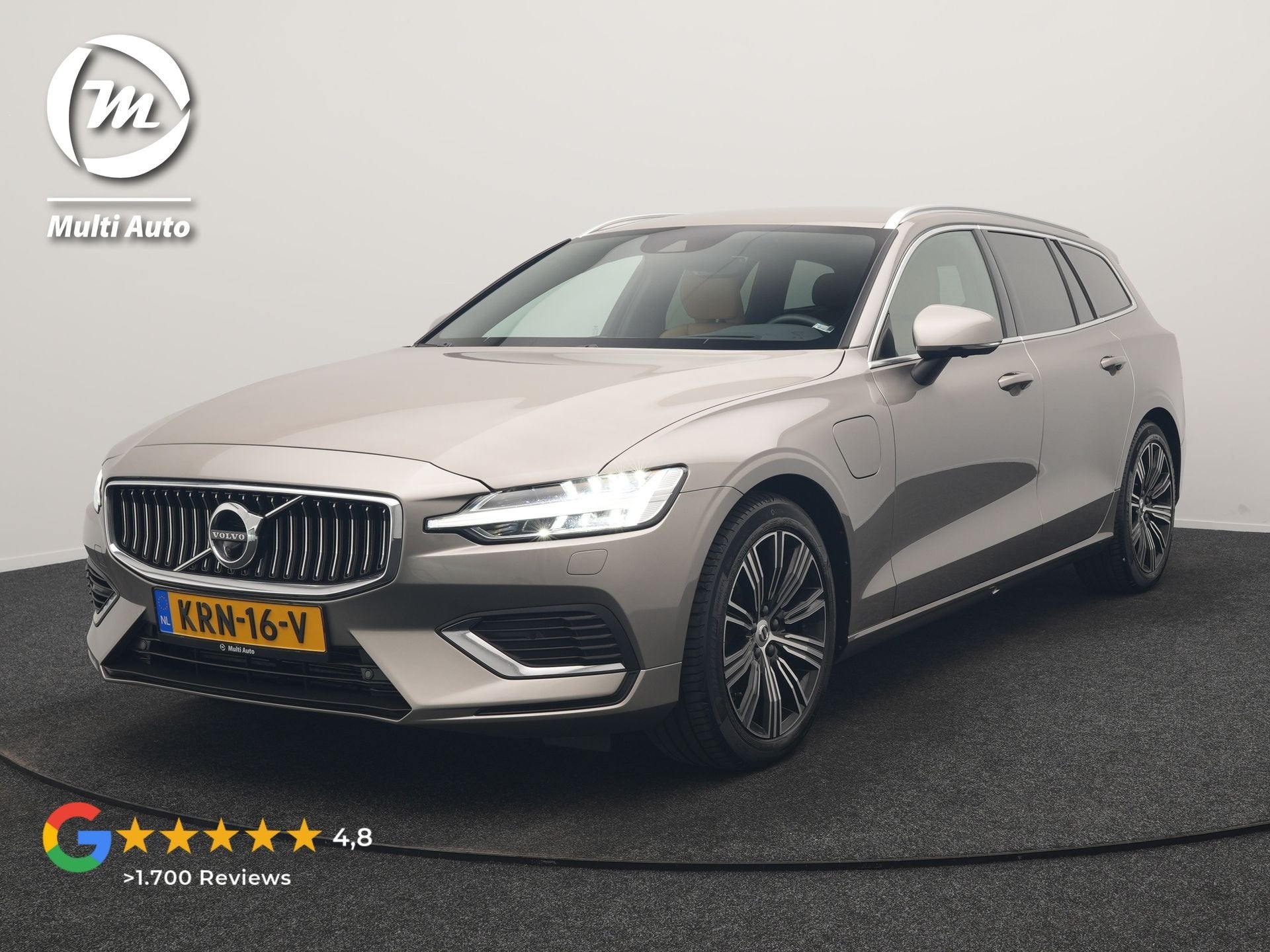Volvo V60 T6 Recharge AWD Inscription PHEV 340pk Dealer O.H, Auto's, Automaat, Dealer onderhouden, Gebruikt, 4 cilinders
