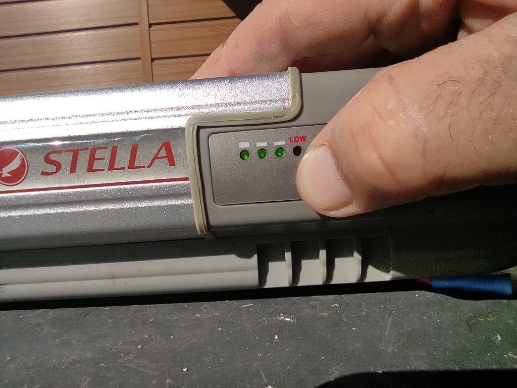 fietsaccu Stella Novara, Gebruikt